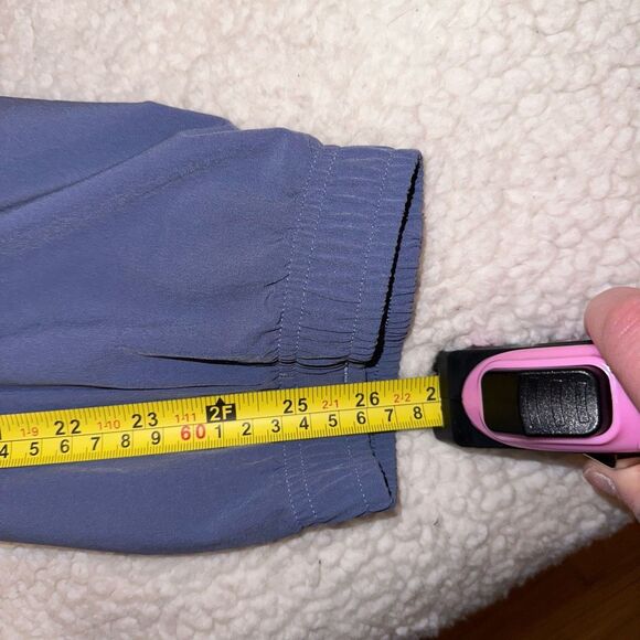 Adidas Women’s Dusty Purple Blue Graphic Drawstring Joggers Small - Picture 9 of 9